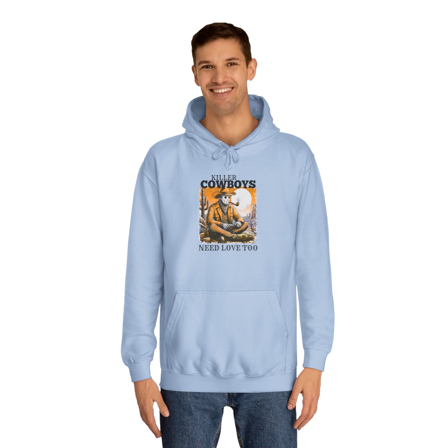 Unisex College Hoodie, Killer Cowboys