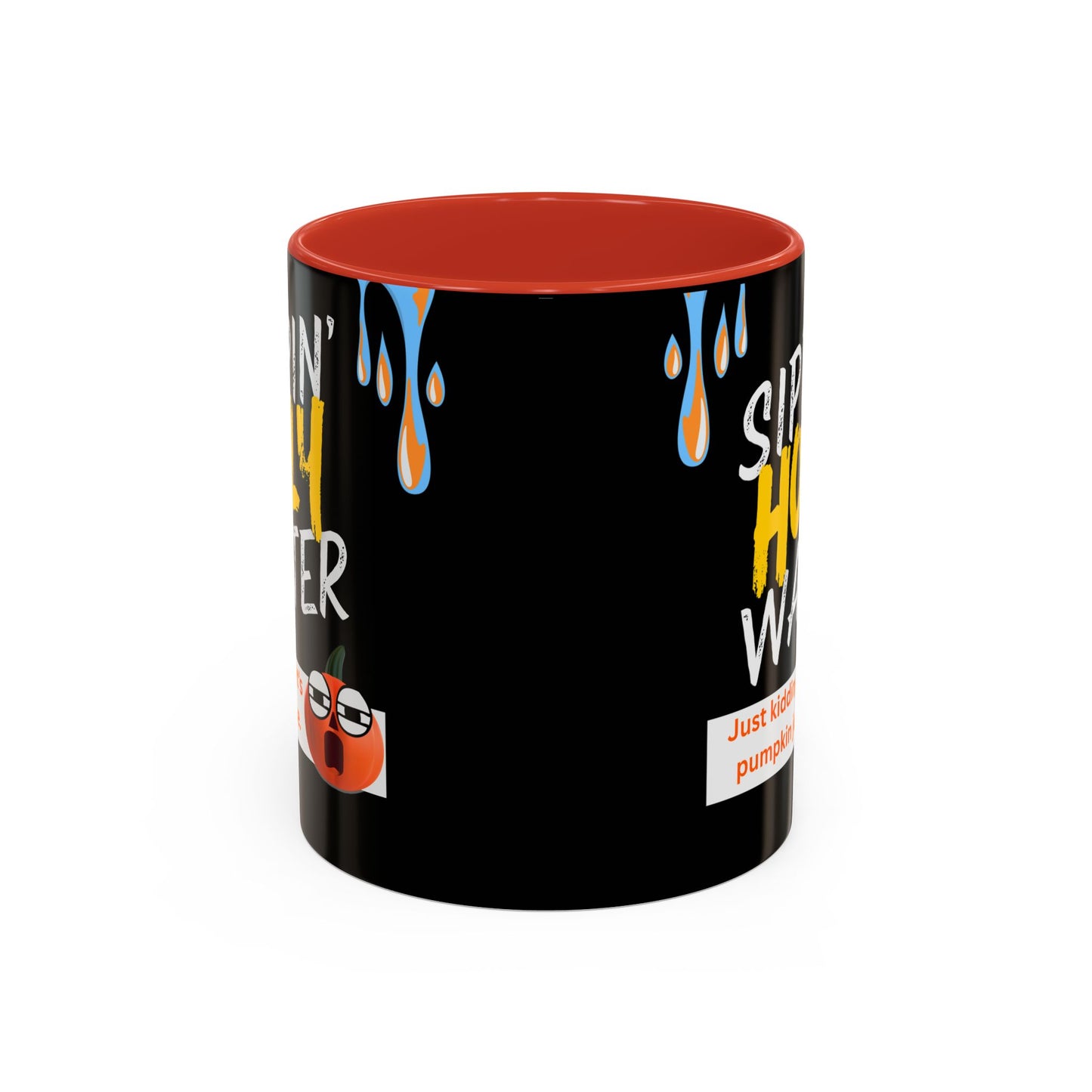 Sippin' Holy Water Coffee Mug, Funny Pumpkin Juice Mug, Halloween Coffee Cup, Unique Gift for Fall, Cute Office Mug, Quirky Kitchenware