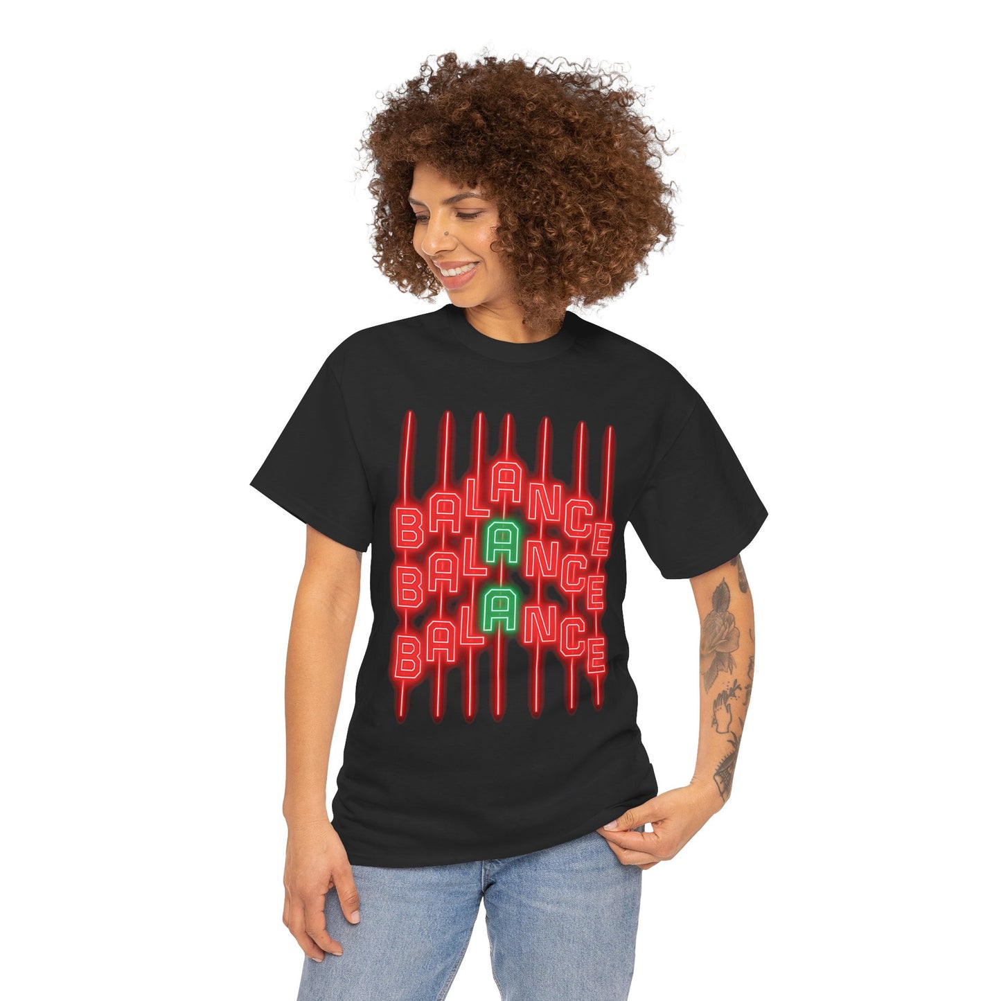 Vibrant Wellness Tee - Embrace Balance, Unisex Cotton Shirt for Mindfulness & Self-Care