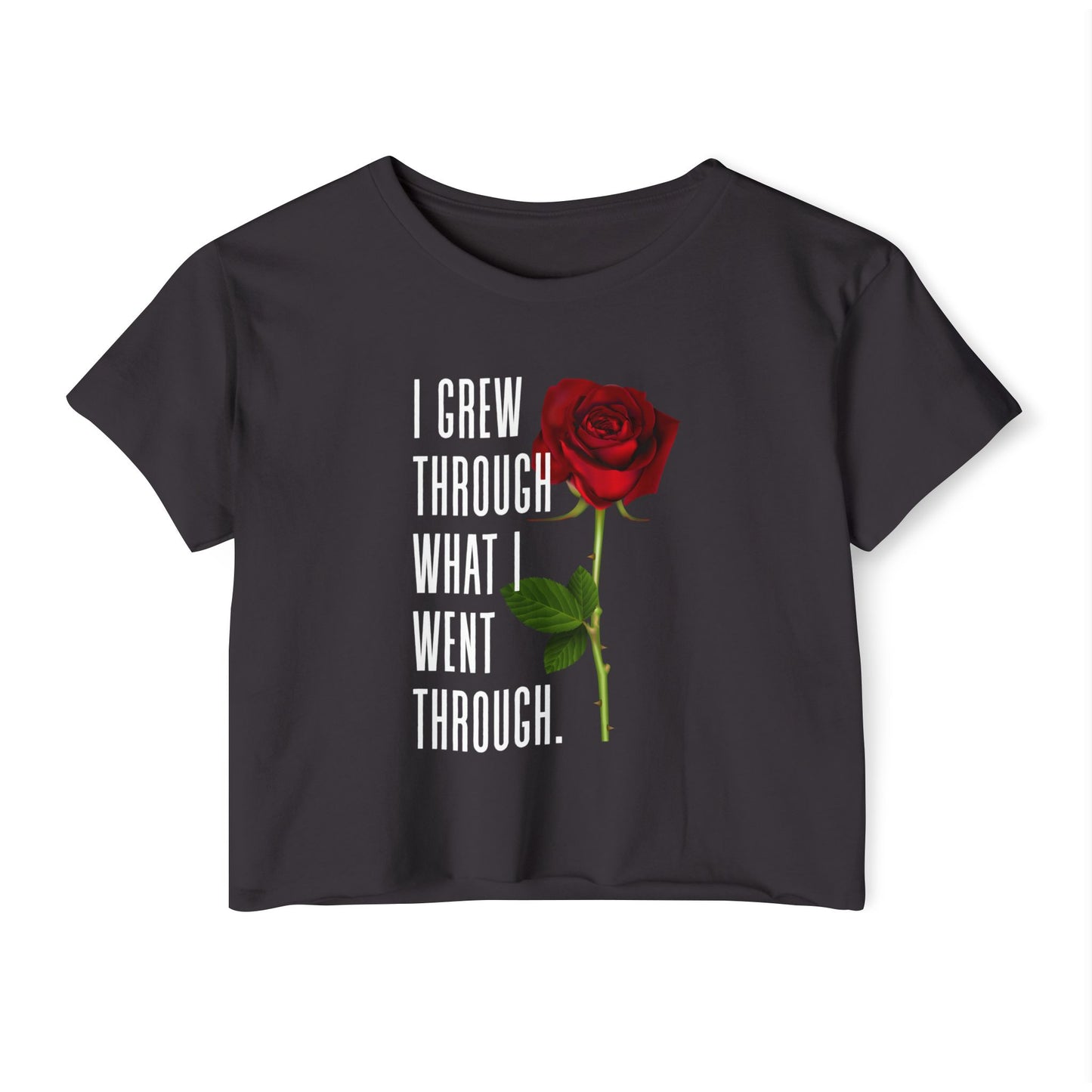 Empowering Women's Festival Crop Top, Inspirational Shirt, Gift for Her, Summer Fashion, Bohemian Style, Affirmation Tee