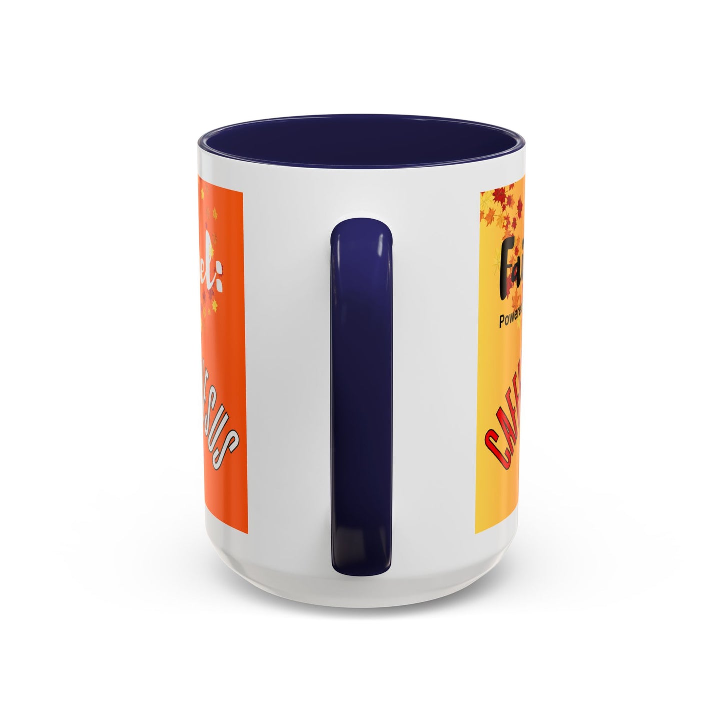 FaithFuel Caffeine & Jesus Mug - Fall Coffee Cup, Inspirational Gift, Autumn Decor, Home Office Supplies, Religious Mug