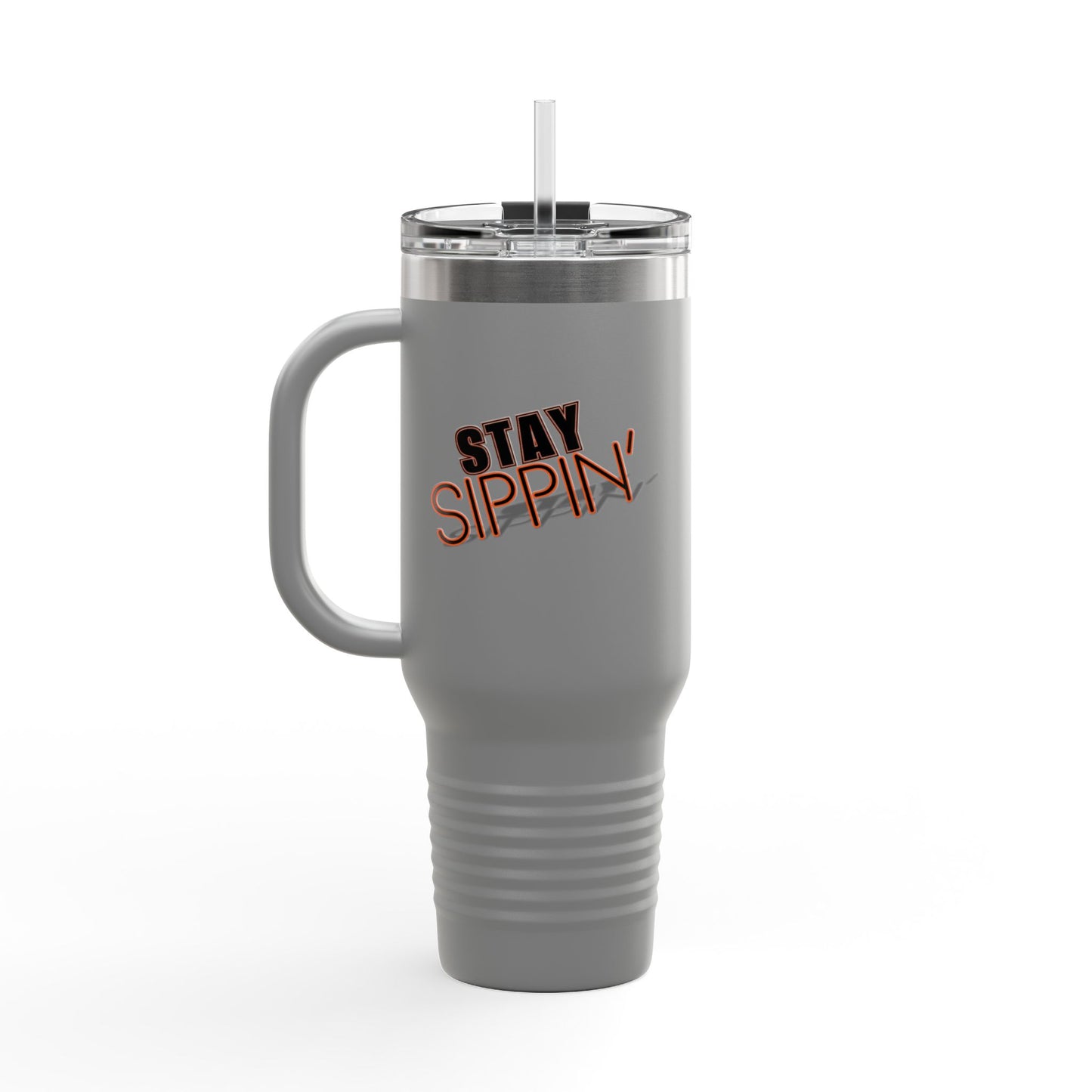 Insulated Travel Mug for On-the-Go, Stay Sippin' Coffee Cup, 40oz Beverage Tumbler, Perfect for Road Trips, Gifts for Her, Summer Travel