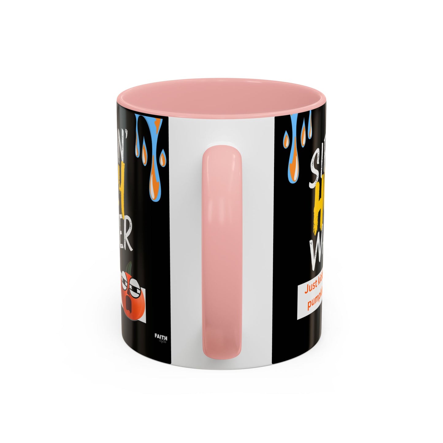 FaithStyles Sippin' Holy Water Coffee Mug, Funny Pumpkin Juice Mug, Halloween Coffee Cup, Unique Gift for Fall, Cute Office Mug, Quirky Kitchenware