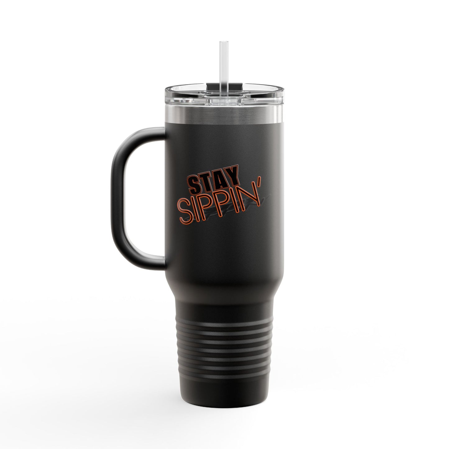 Insulated Travel Mug for On-the-Go, Stay Sippin' Coffee Cup, 40oz Beverage Tumbler, Perfect for Road Trips, Gifts for Her, Summer Travel