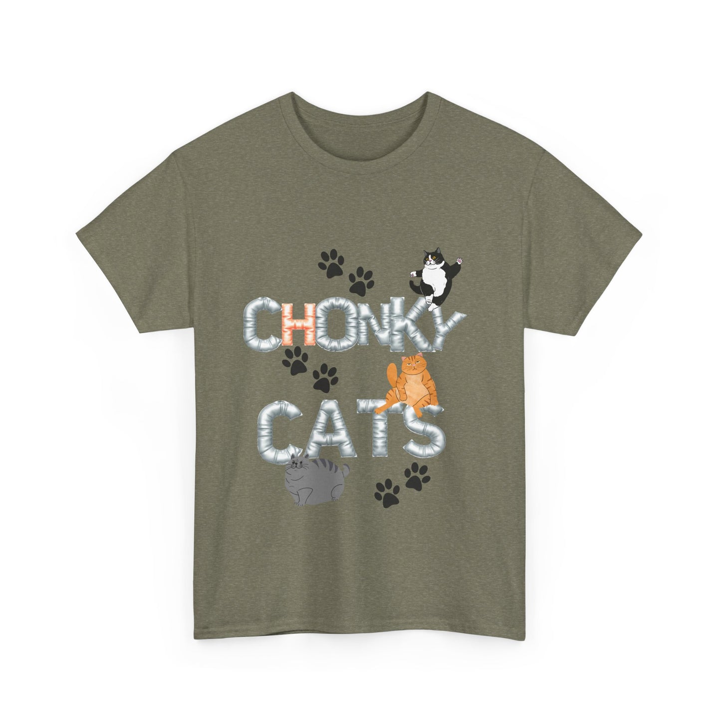 Chonk Cats Unisex Tee - Funny Pet Lovers Shirt, Cat Lover Gift, Humor Tee, Cute Animal Apparel, Gifts for Cat Owners