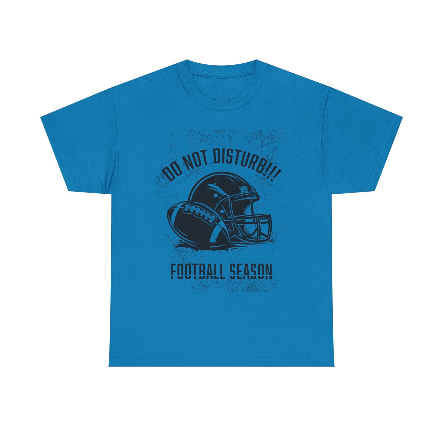 Football Season Do Not Disturb Tee, Male's Cotton Shirt, Sports Fan Gift, Game Day Apparel, Casual Wear, Football Lovers