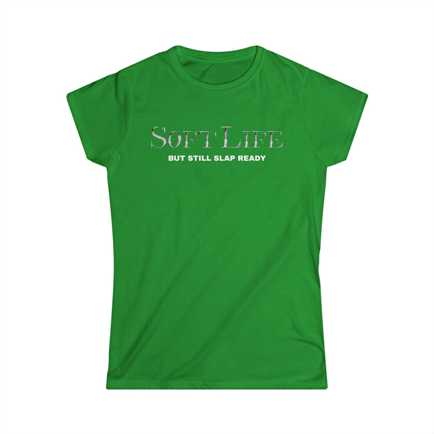 Women's Softstyle Tee, Casual Graphic Tee, Soft Life Shirt, Everyday Wear, Gift for Her, Relaxed Style Tee