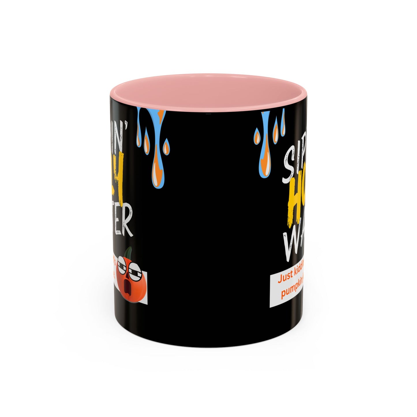 Sippin' Holy Water Coffee Mug, Funny Pumpkin Juice Mug, Halloween Coffee Cup, Unique Gift for Fall, Cute Office Mug, Quirky Kitchenware