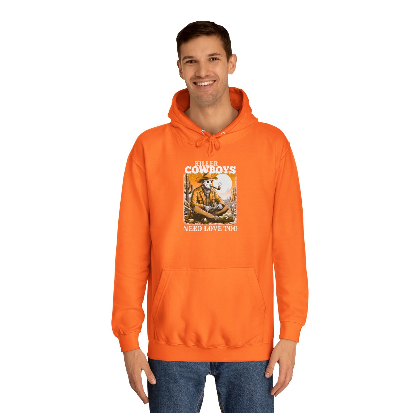 Unisex College Hoodie, Killer Cowboys