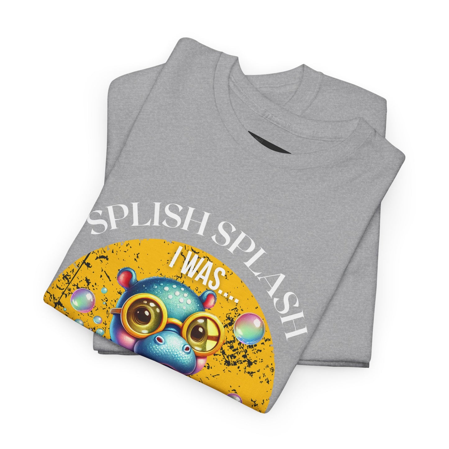 Splash Splash Frog Tee, Cute Animal Shirt, Fun Graphic T-Shirt, Summer Vibes Apparel, Gifts for Animal Lovers, Unisex Cotton Tee