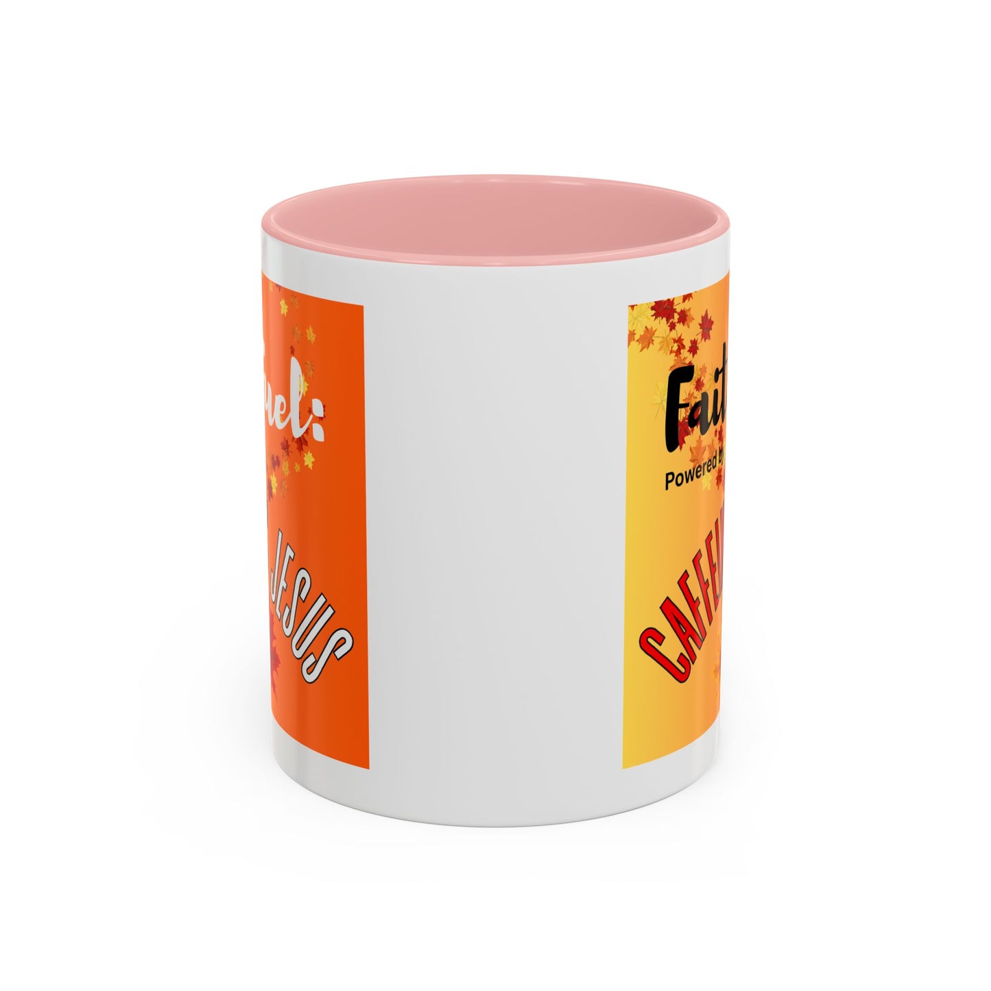 FaithStyles FaithFuel Caffeine & Jesus Mug - Fall Coffee Cup, Inspirational Gift, Autumn Decor, Home Office Supplies, Religious Mug