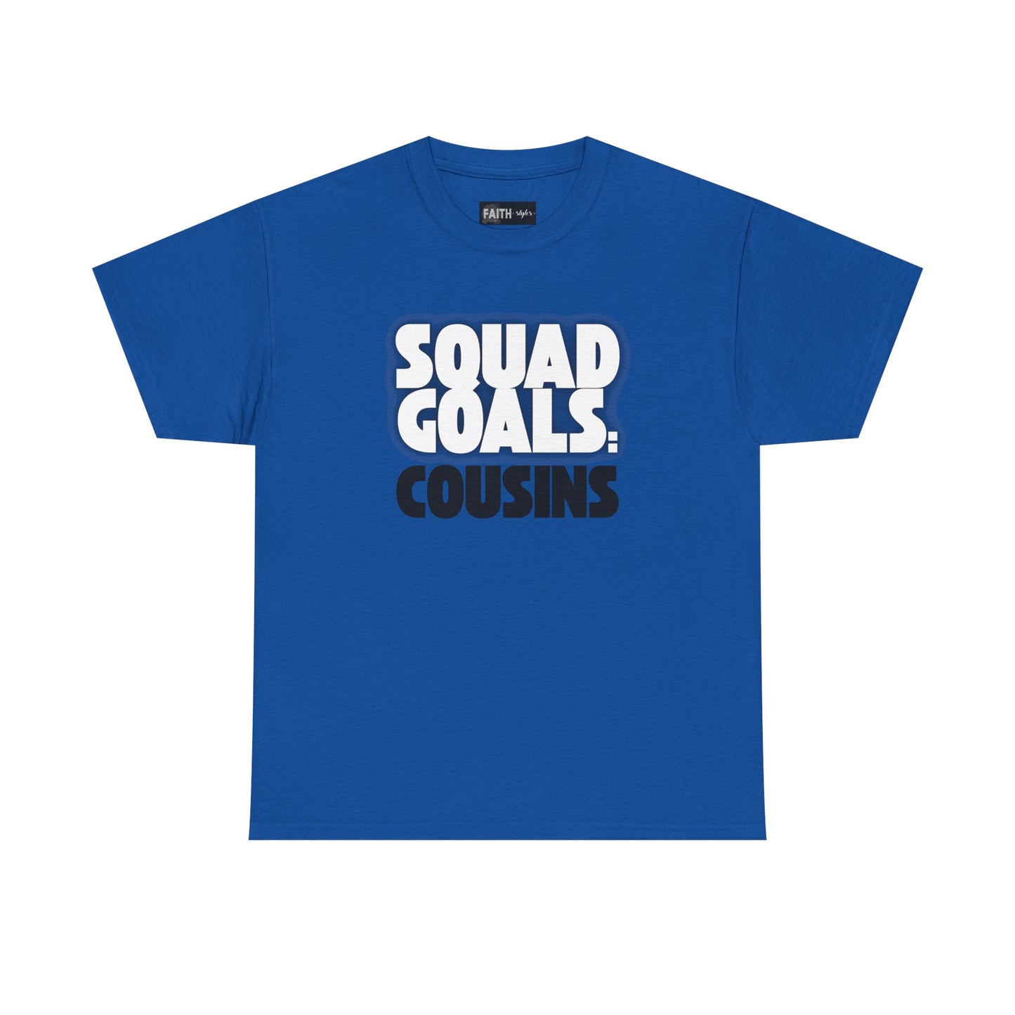 Cousins Squad Goals T-Shirt, Family Reunion Shirt, Unisex Graphic Tee, Cousin Gift, Summer BBQ Style, Matching Family Apparel