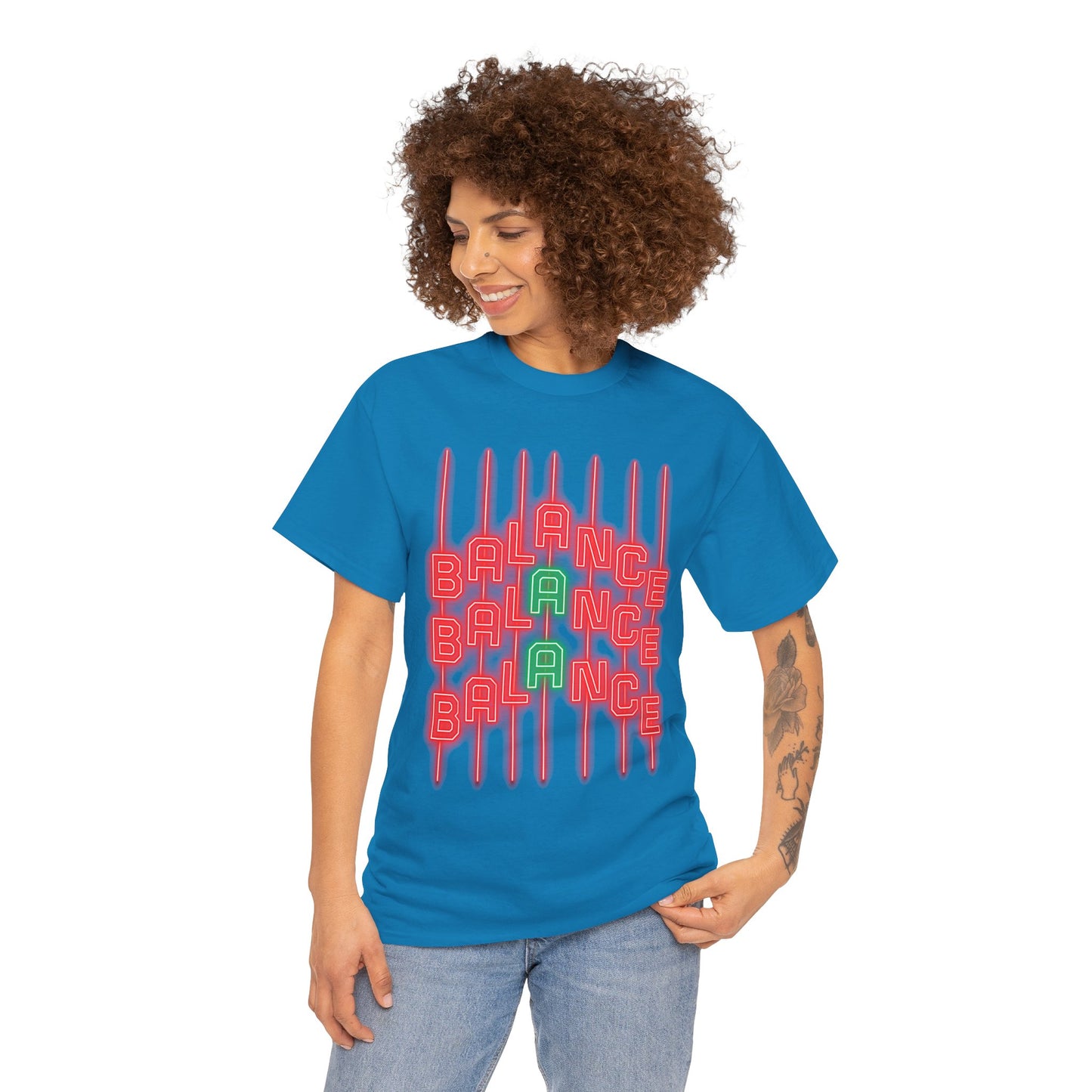 Vibrant Wellness Tee - Embrace Balance, Unisex Cotton Shirt for Mindfulness & Self-Care