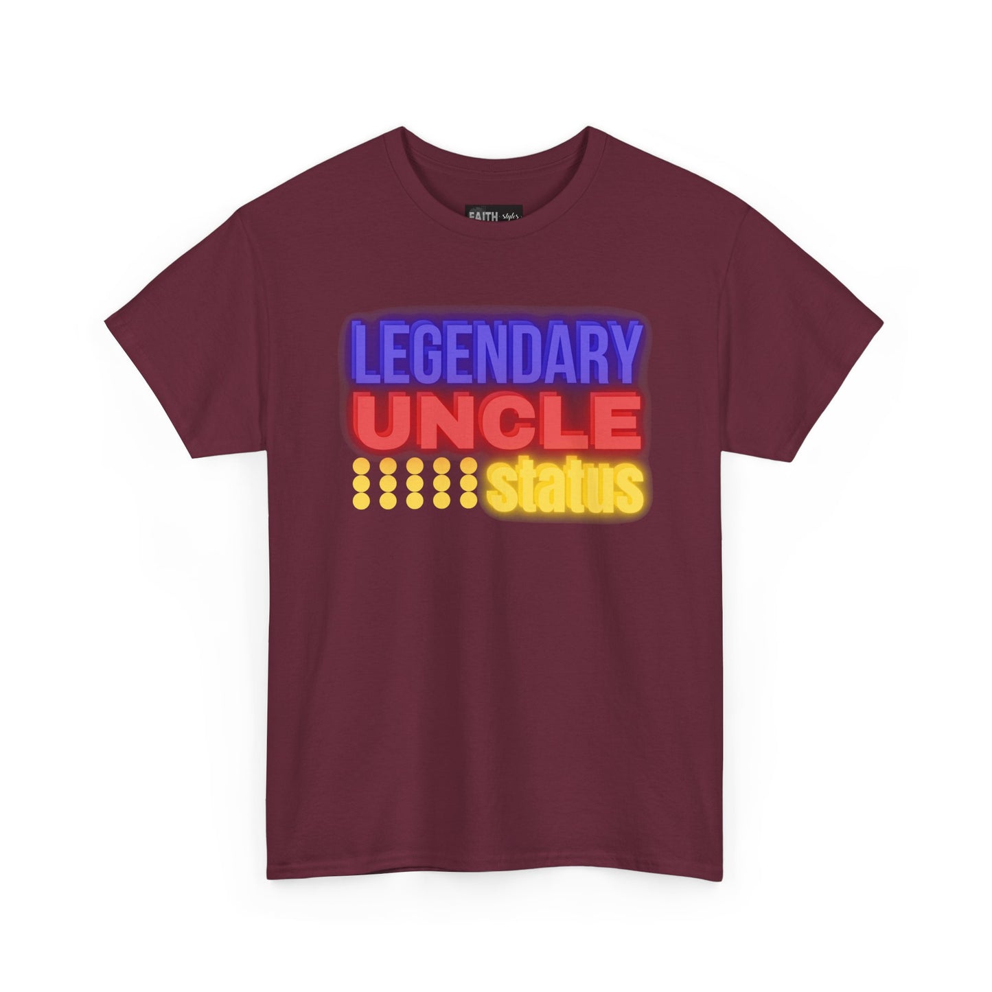 Legendary Uncle Heavy Cotton Tee, Gift for Uncle, Family Reunion Shirt, Fun Uncle T-Shirt, Birthday Gift for Him, Casual Wear