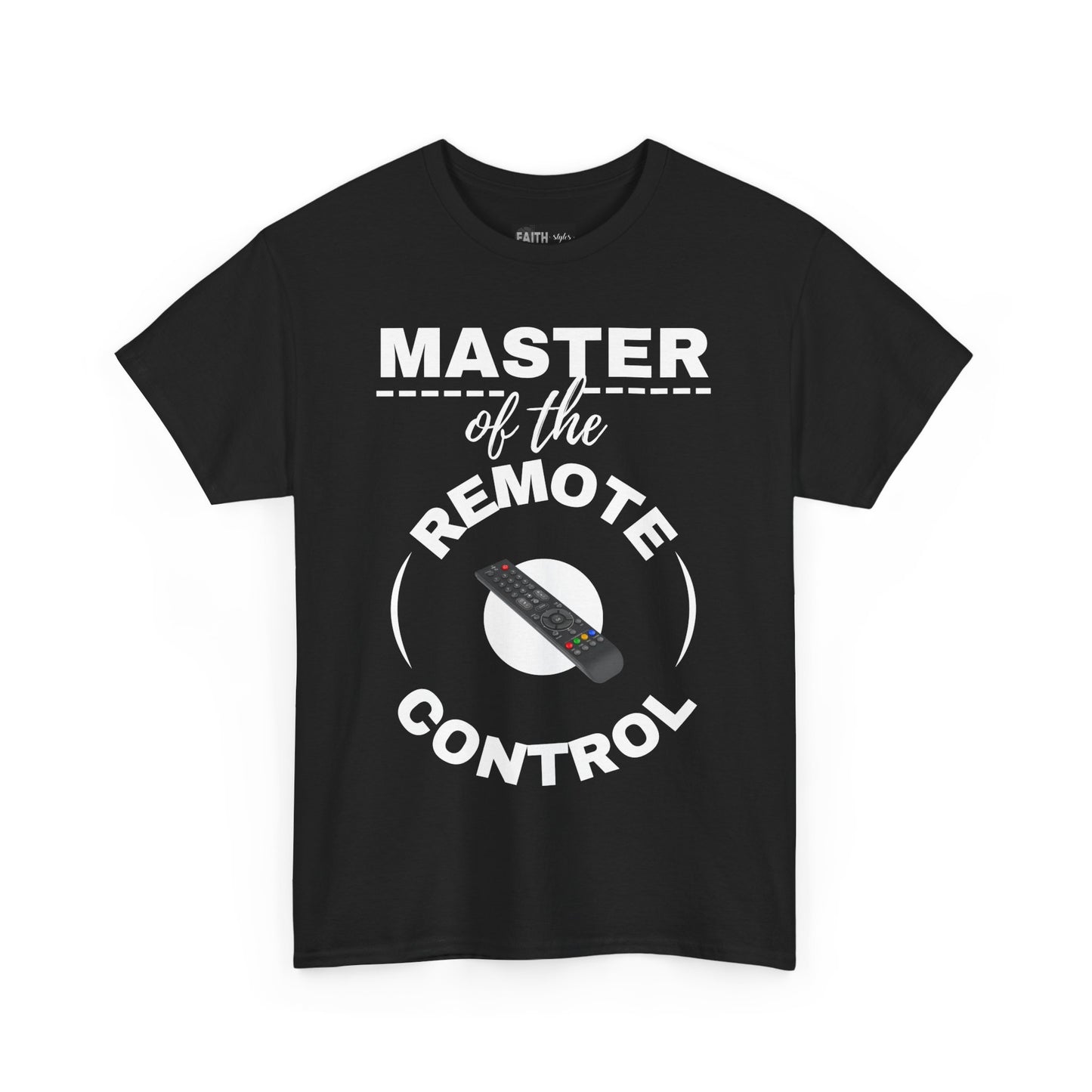 Funny Remote Control Tee - Master of the Remote Control, Gift for TV Lovers, Unisex Shirt for Movie Nights, Perfect for Father's Day