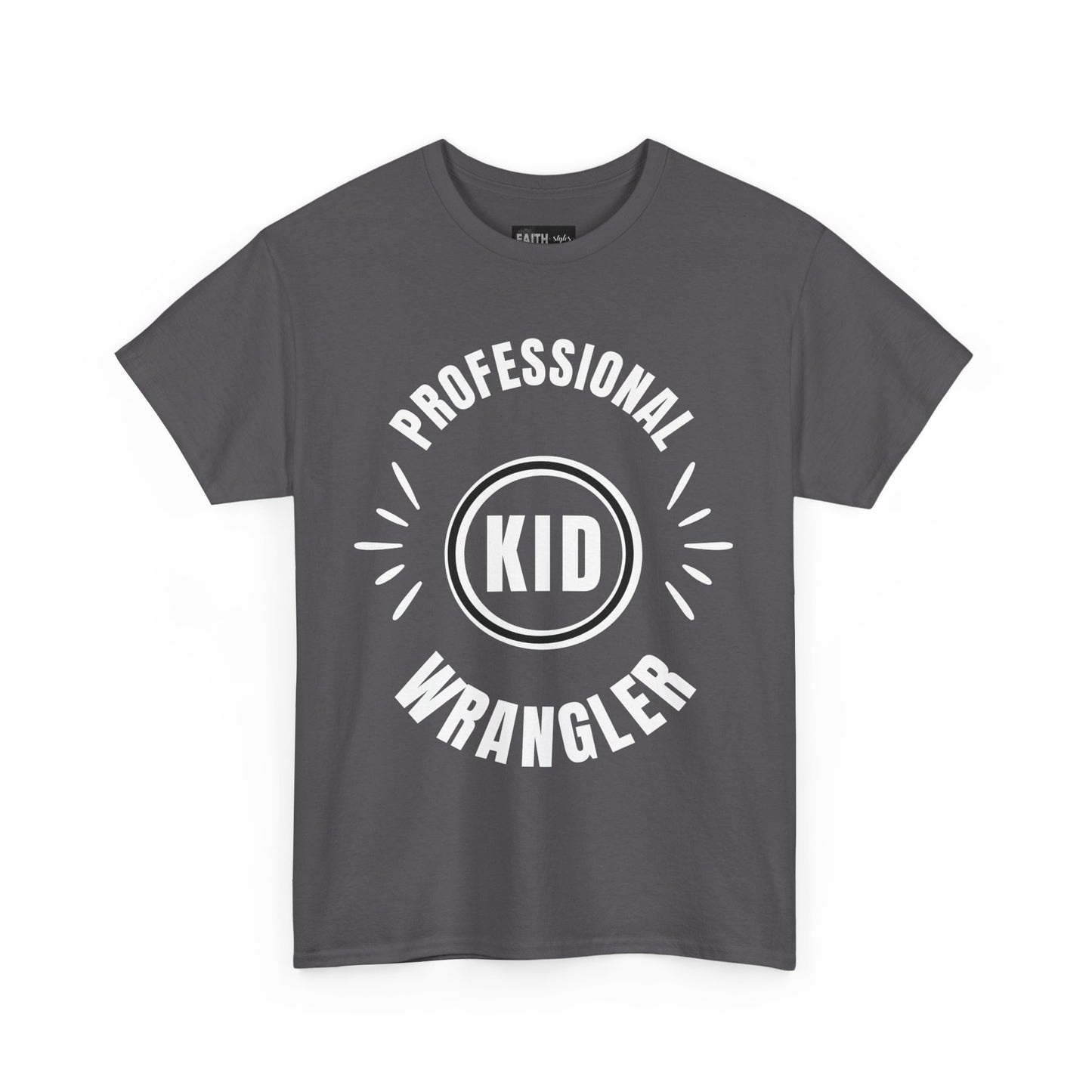 Professional Kid Wrangler T-Shirt, Fun Parenting Tee, Family Event Shirt, Gift for Moms & Dads, Kids Activities Apparel