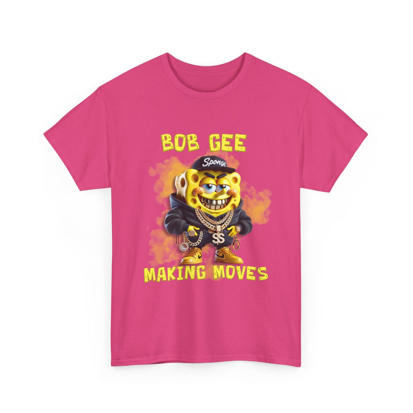Bob Gee Making Moves Unisex Heavy Cotton Tee - Fun Graphic Tee for Streetwear Enthusiasts