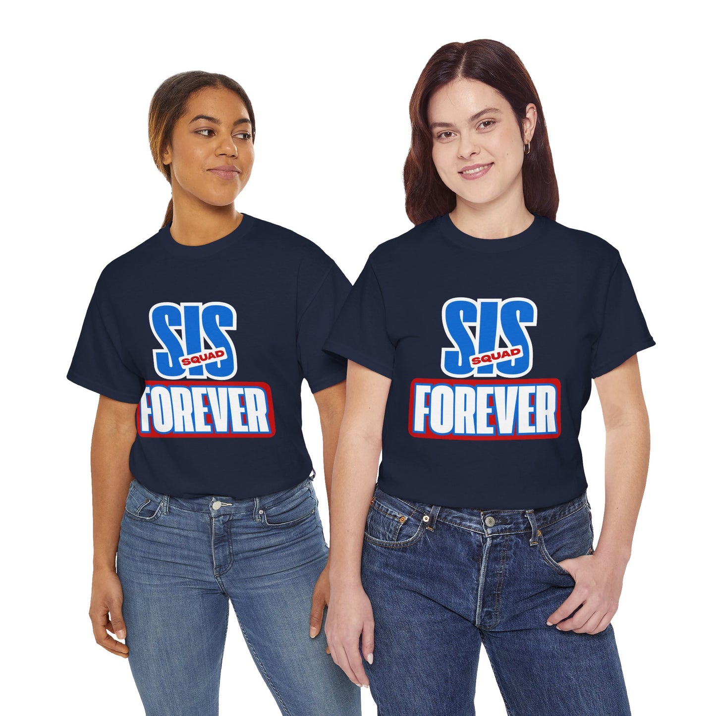Unisex Heavy Cotton Tee - 'SUS Squad Forever' Graphic Tee, Casual Wear, Gift for Friends, Funny T-Shirt for Events, Streetwear Fashion