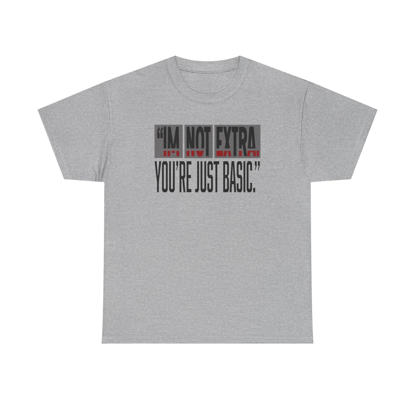 Funny Quote Male Heavy Cotton Tee, Casual T-Shirt for Everyday Wear, Gift for Friends, Birthday Gift, Trendy Statement Shirt