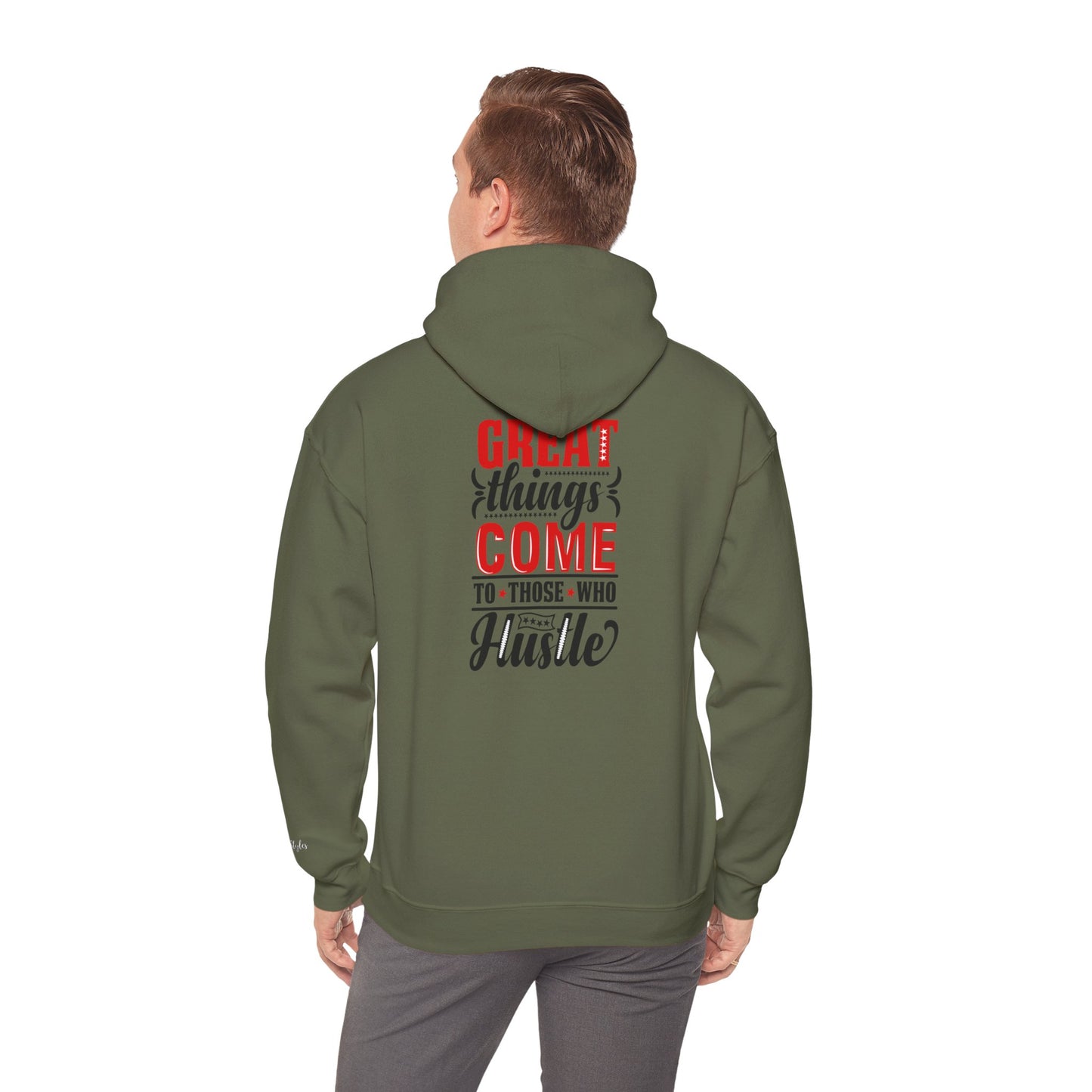 "GREAT THINGS" Unisex Heavy Blend™ Hooded Sweatshirt