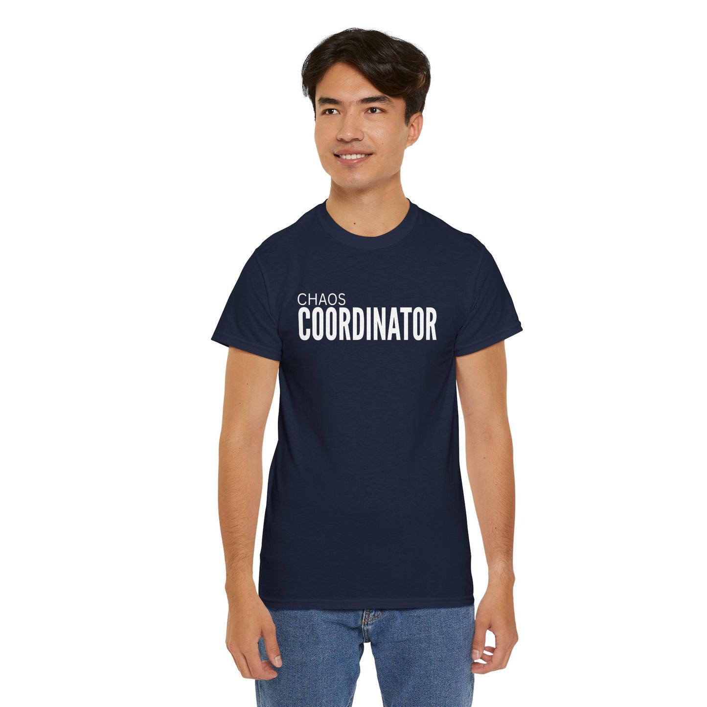 Chaos Coordinator Unisex Cotton Tee, Funny T-Shirt for Moms, Gift for Event Planners, Casual Wear, Birthday Present