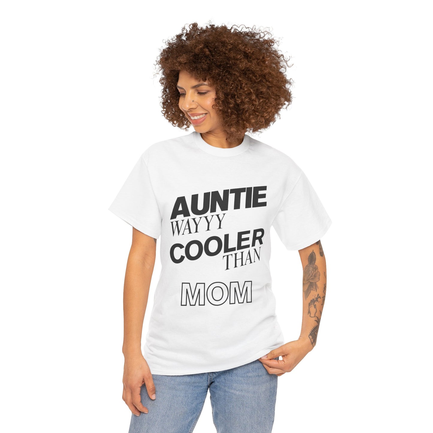 Cool Aunt Unisex Tee - Perfect Gift for Auntie, Family Gatherings, Fun Casual Wear, Birthday Celebration, Mother's Day