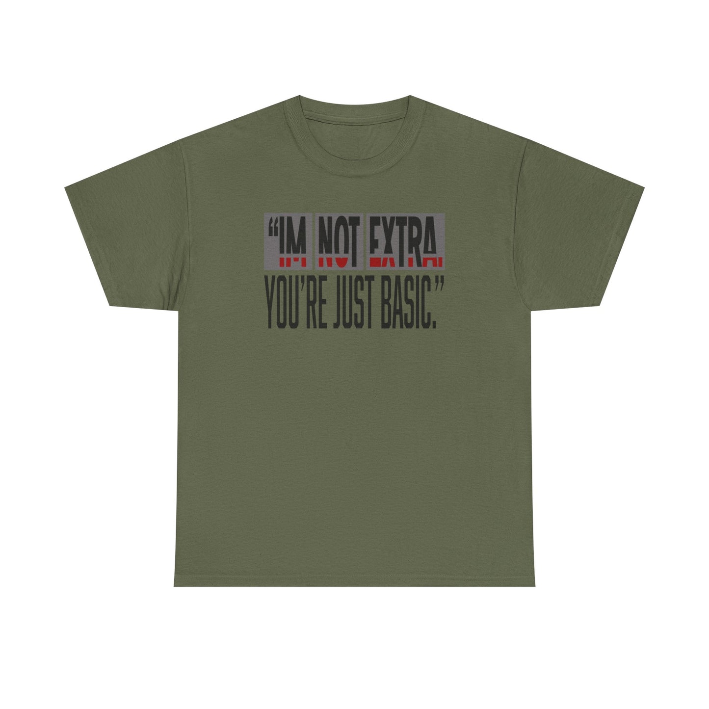 Funny Quote Male Heavy Cotton Tee, Casual T-Shirt for Everyday Wear, Gift for Friends, Birthday Gift, Trendy Statement Shirt