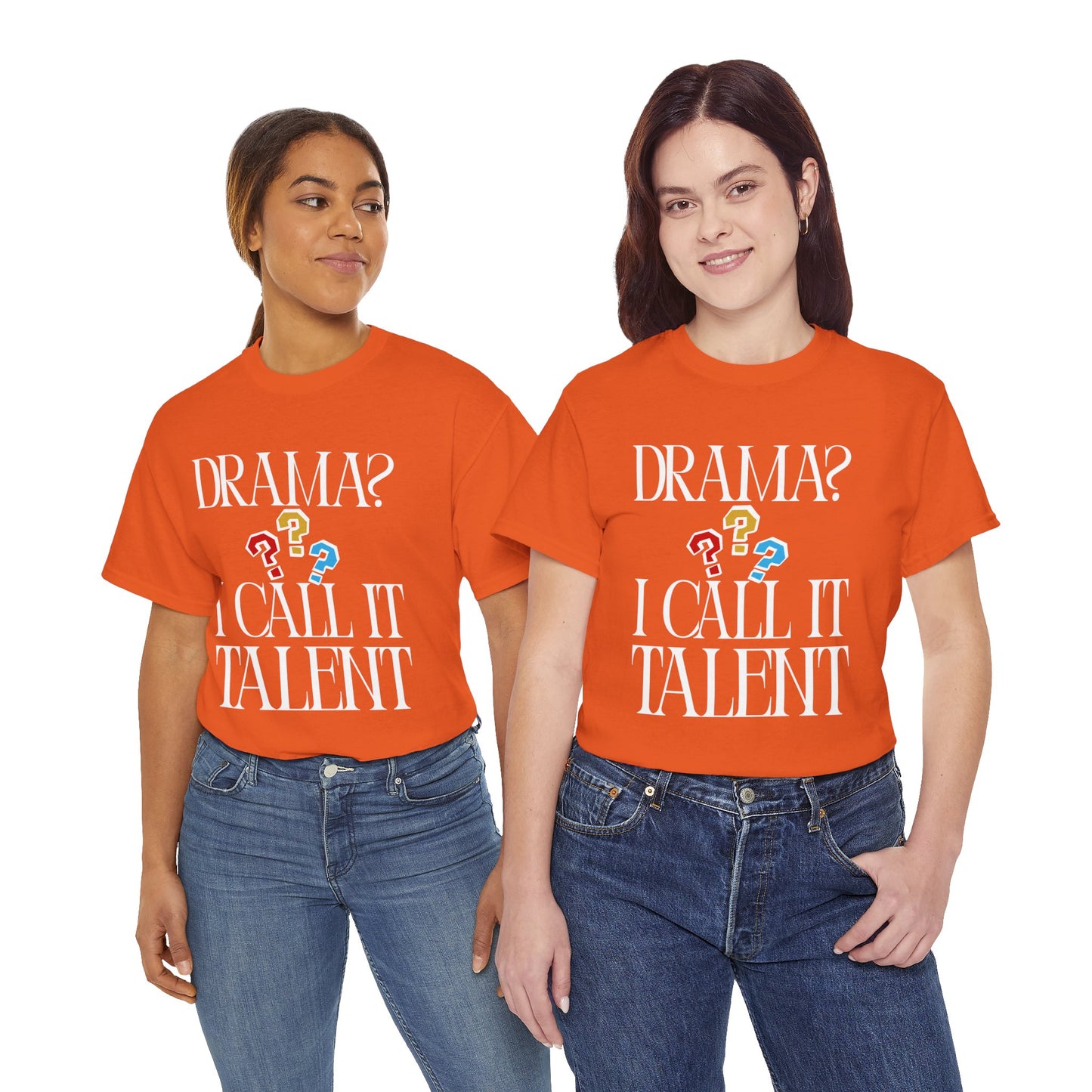 Drama Talent Unisex Heavy Cotton Tee, Funny Graphic Tee, Gift for Actors, Quirky Tee for Drama Lovers, Casual Wear, Gift for Friends