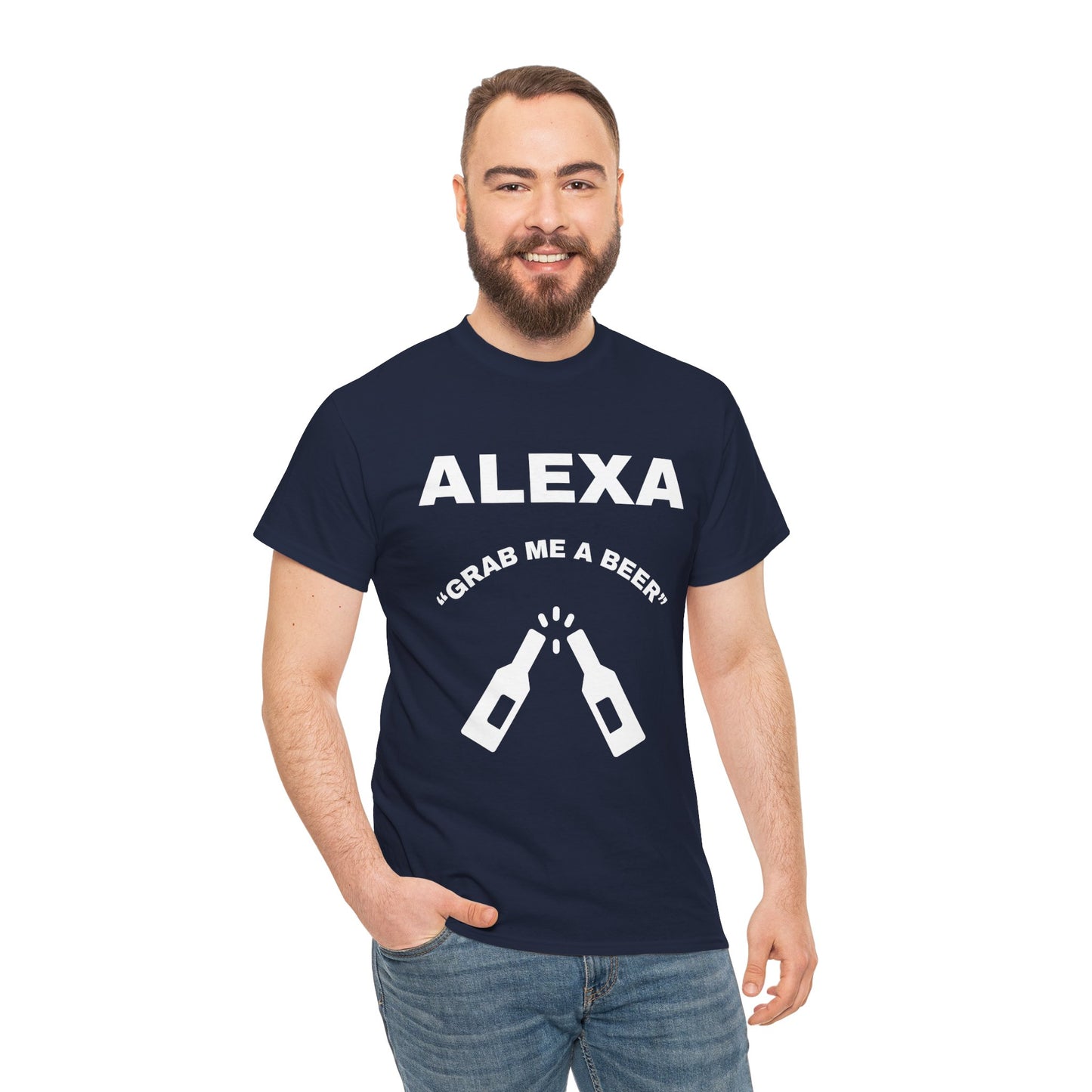 Funny Beer Tee, Unisex T-Shirt for Beer Lovers, Grab Me a Beer Shirt, Birthday Gift, Gift for Friends, Father's Day Present