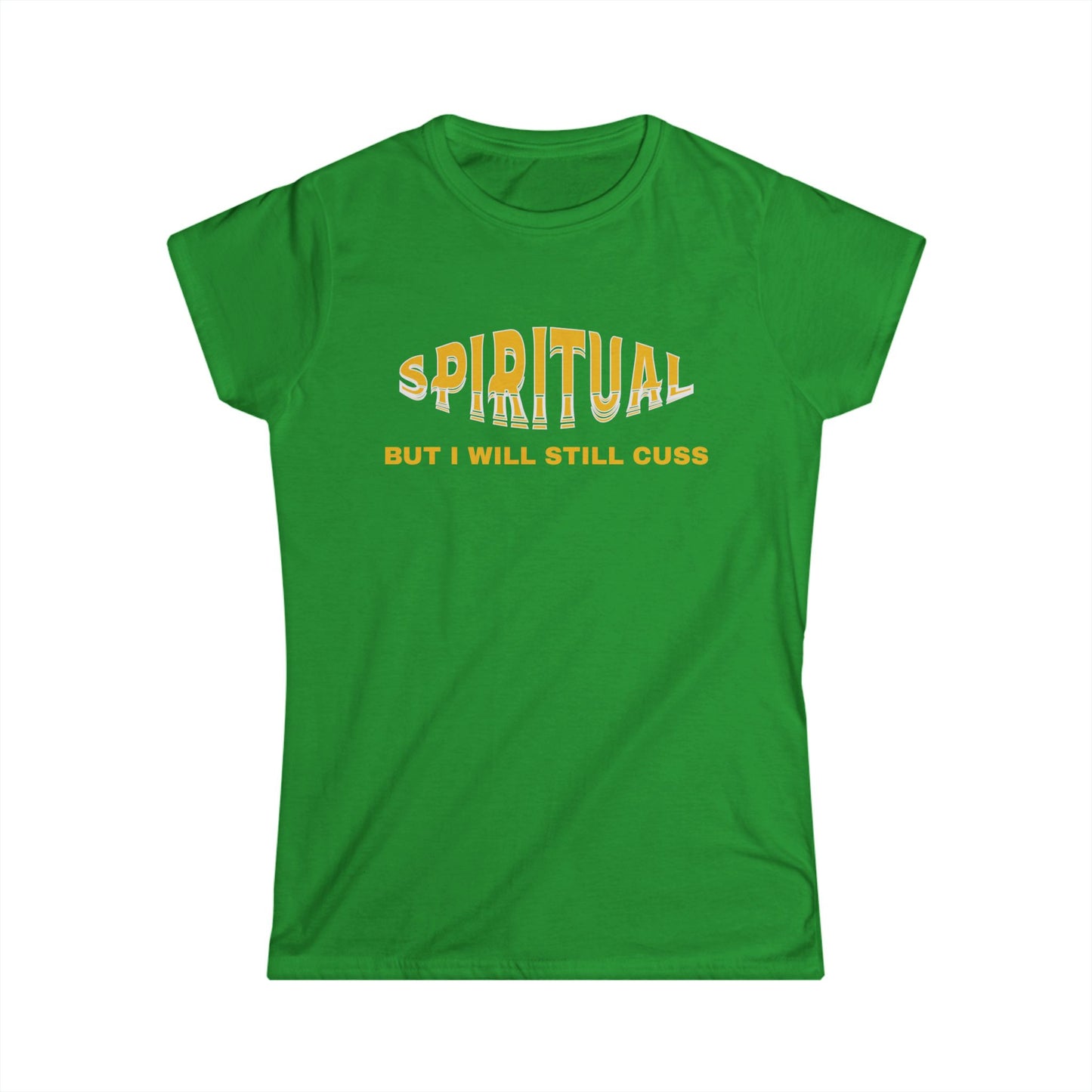 Spiritual Cuss T-Shirt, Funny Tee, Women's Casual Wear, Gift for Her, Unique Humor Fashion, Relaxed Vibe Top