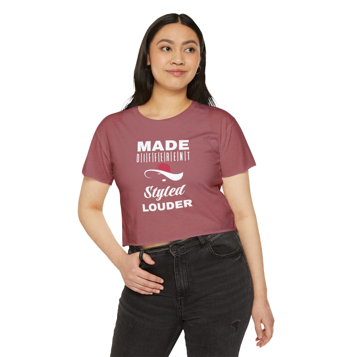 Made Different Women's Festival Crop Top - Boho Chic, Summer Vibes, Music Festival Shirt, Casual Wear, Gift for Her