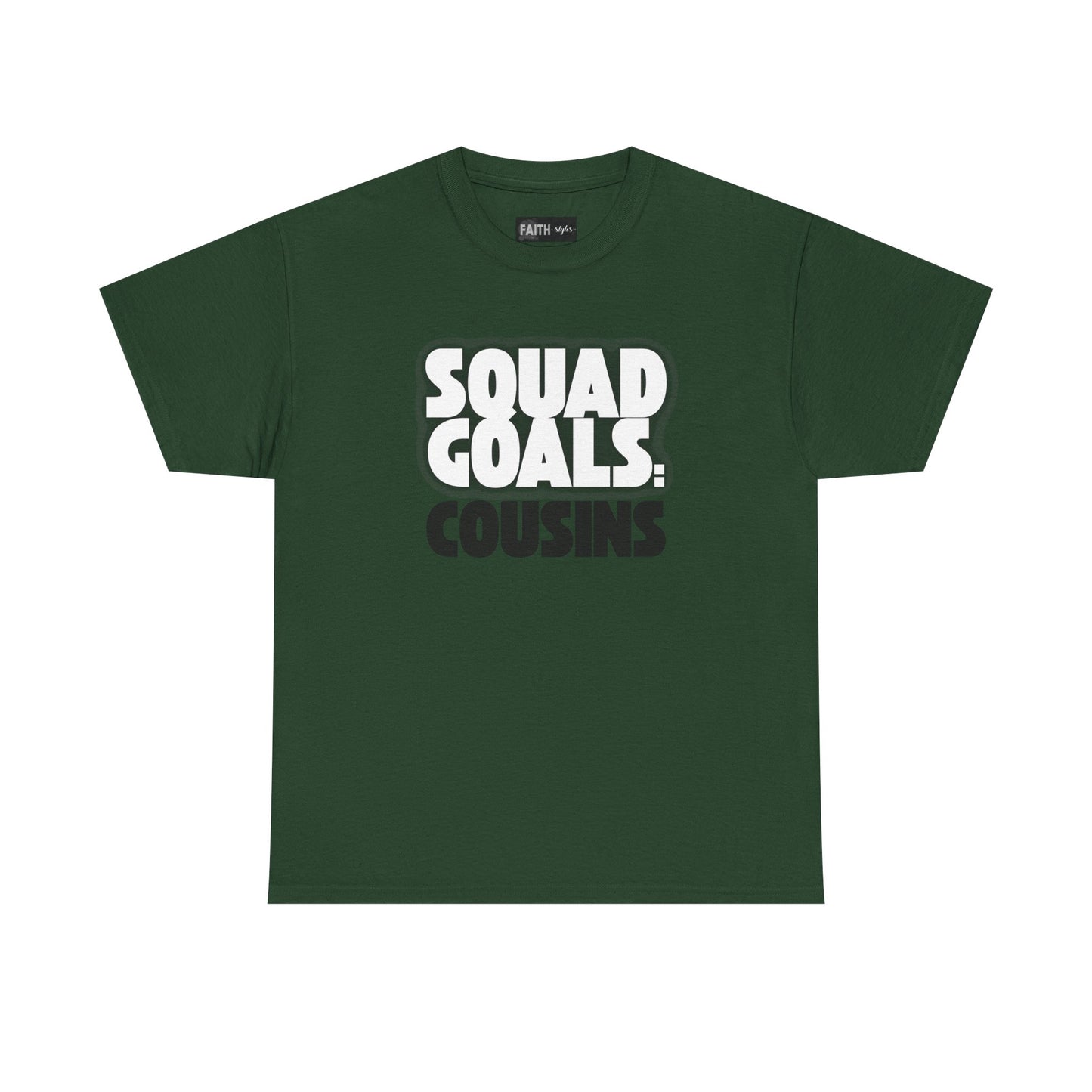 Cousins Squad Goals T-Shirt, Family Reunion Shirt, Unisex Graphic Tee, Cousin Gift, Summer BBQ Style, Matching Family Apparel