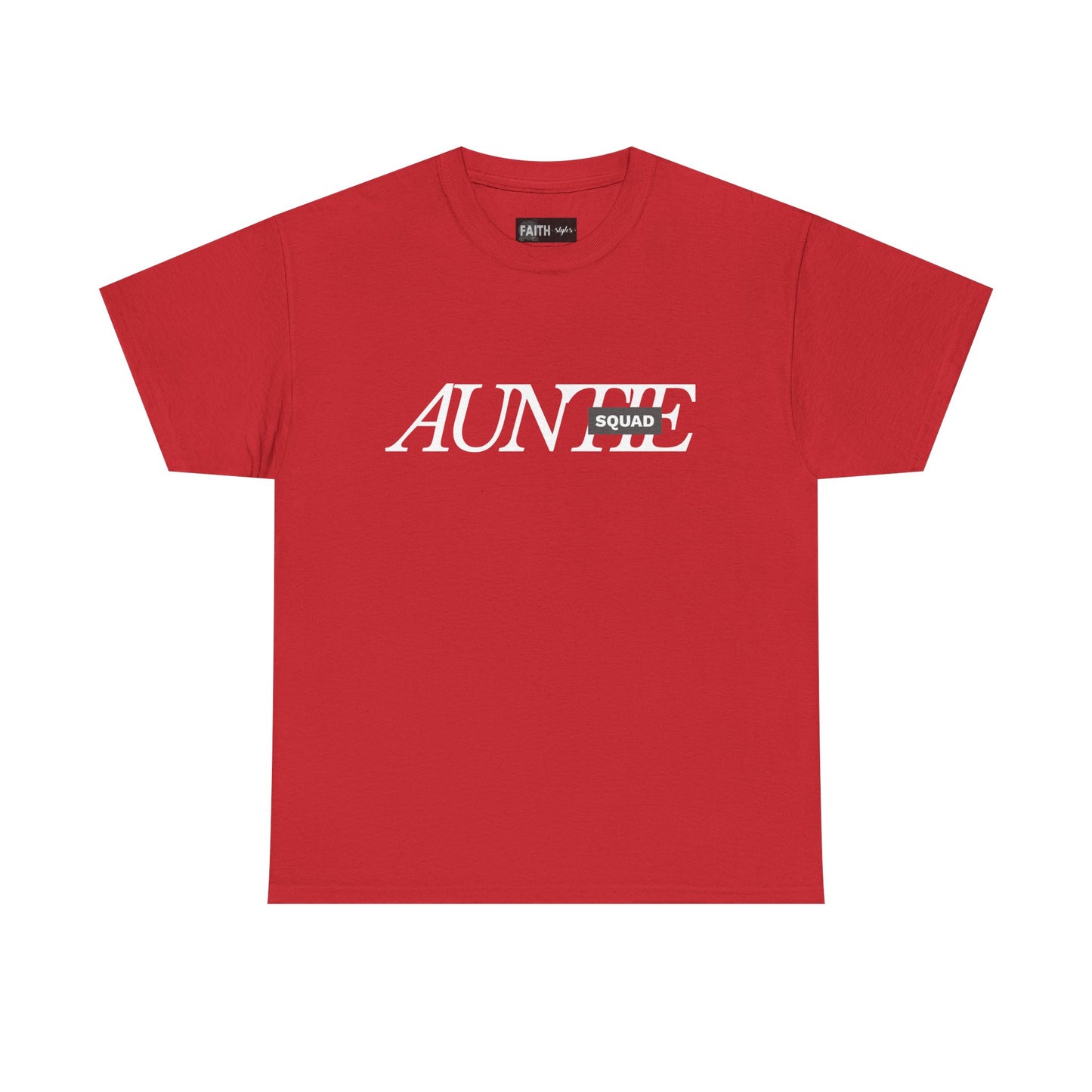 Auntie Squad Unisex Heavy Cotton Tee | Perfect Gift for Aunts | Family Reunion, Birthday, Mother's Day, Casual Wear, Everyday Comfort