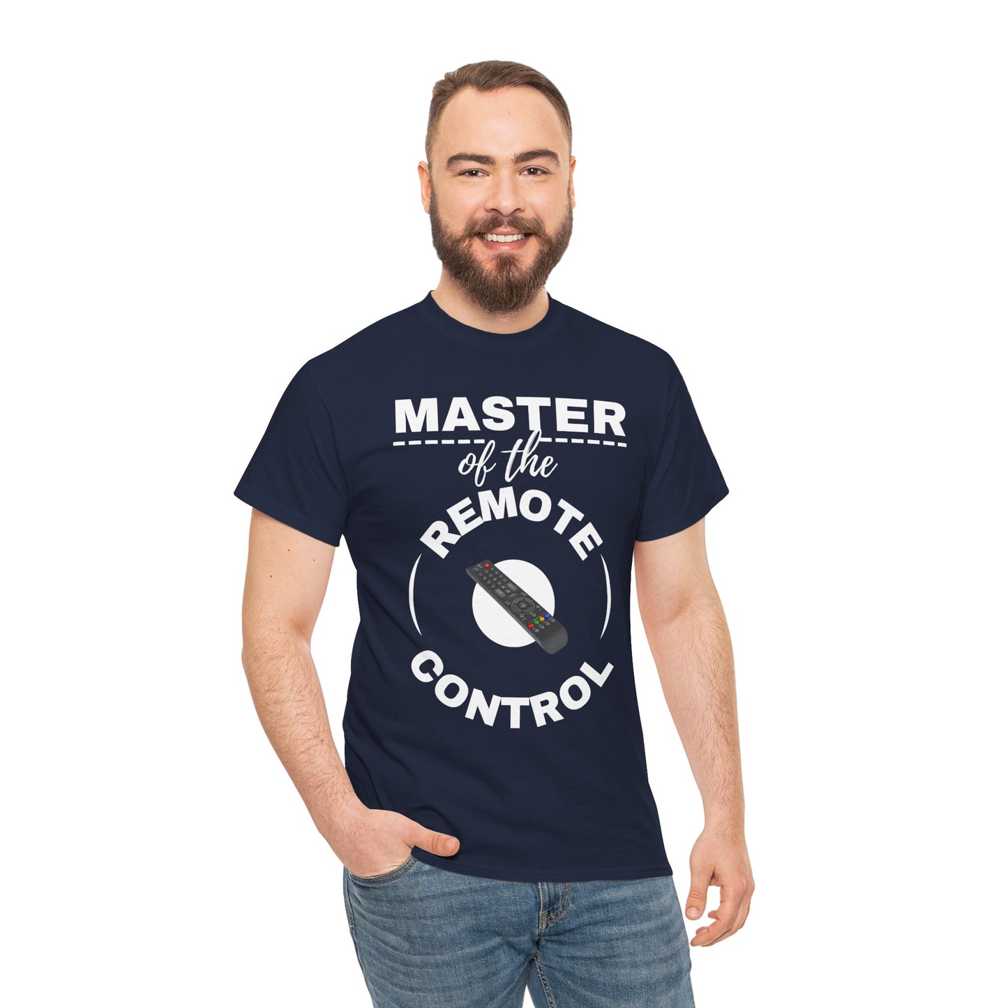 Funny Remote Control Tee - Master of the Remote Control, Gift for TV Lovers, Unisex Shirt for Movie Nights, Perfect for Father's Day
