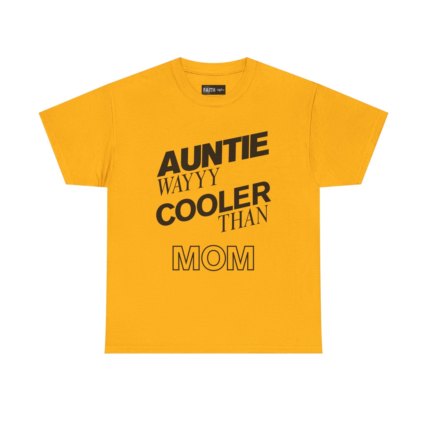 Cool Aunt Unisex Tee - Perfect Gift for Auntie, Family Gatherings, Fun Casual Wear, Birthday Celebration, Mother's Day