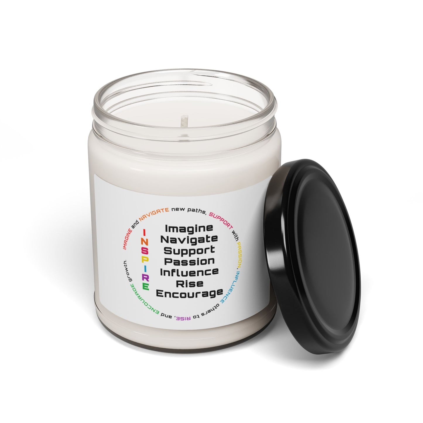 "INSPIRE" Scented Soy Candle, 9oz