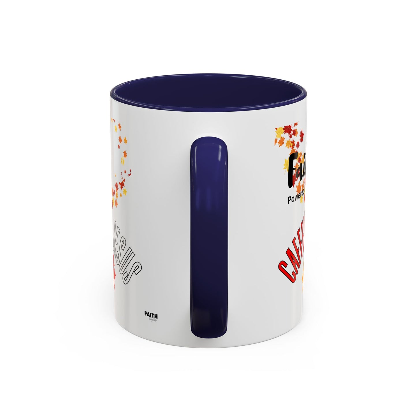 FaithStyles Faith & Caffeine Fall Coffee Mug | Perfect for Autumn Lovers, Thanksgiving Gift, Religious Coffee Cup, Inspirational Drinkware, Cozy Vibes