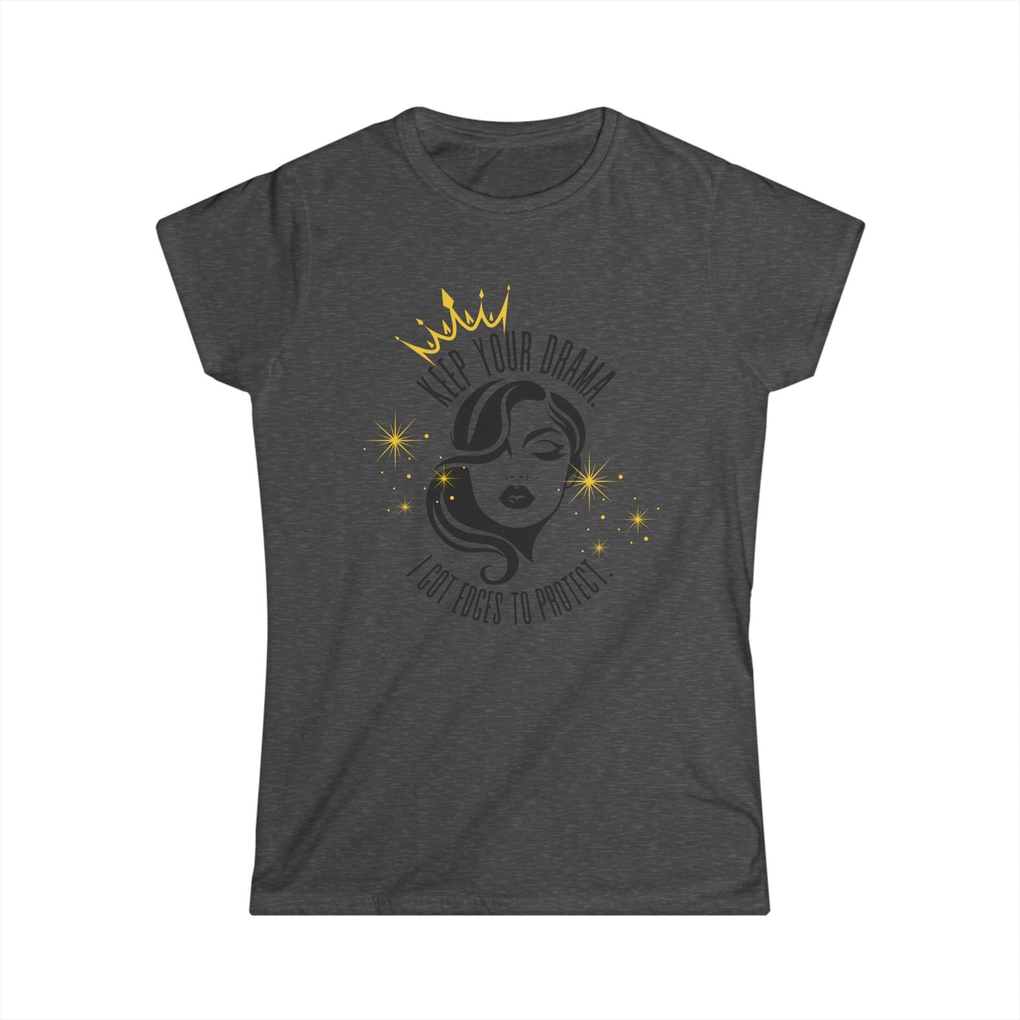 Women’s Graphic Tee - Keep Your Drama, Perfect for Casual Wear, Gifting, Birthdays, or Girls’ Night Out
