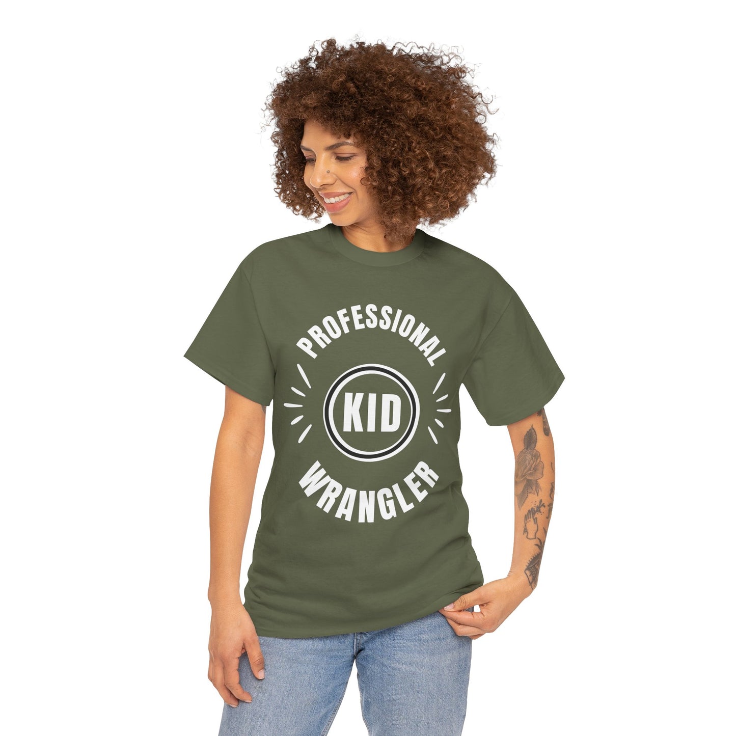 Professional Kid Wrangler T-Shirt, Fun Parenting Tee, Family Event Shirt, Gift for Moms & Dads, Kids Activities Apparel