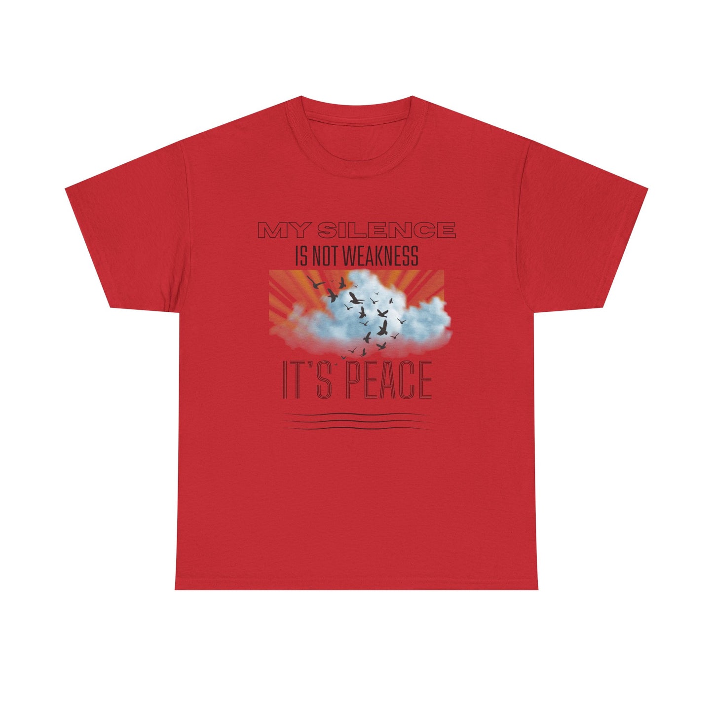 Inspirational Male Graphic Tee, Motivational Shirt, Casual Wear, Gifts for Friends, Peaceful Message, Everyday Comfort