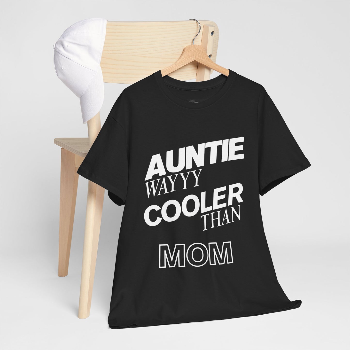 Cool Aunt Unisex Tee - Perfect Gift for Auntie, Family Gatherings, Fun Casual Wear, Birthday Celebration, Mother's Day