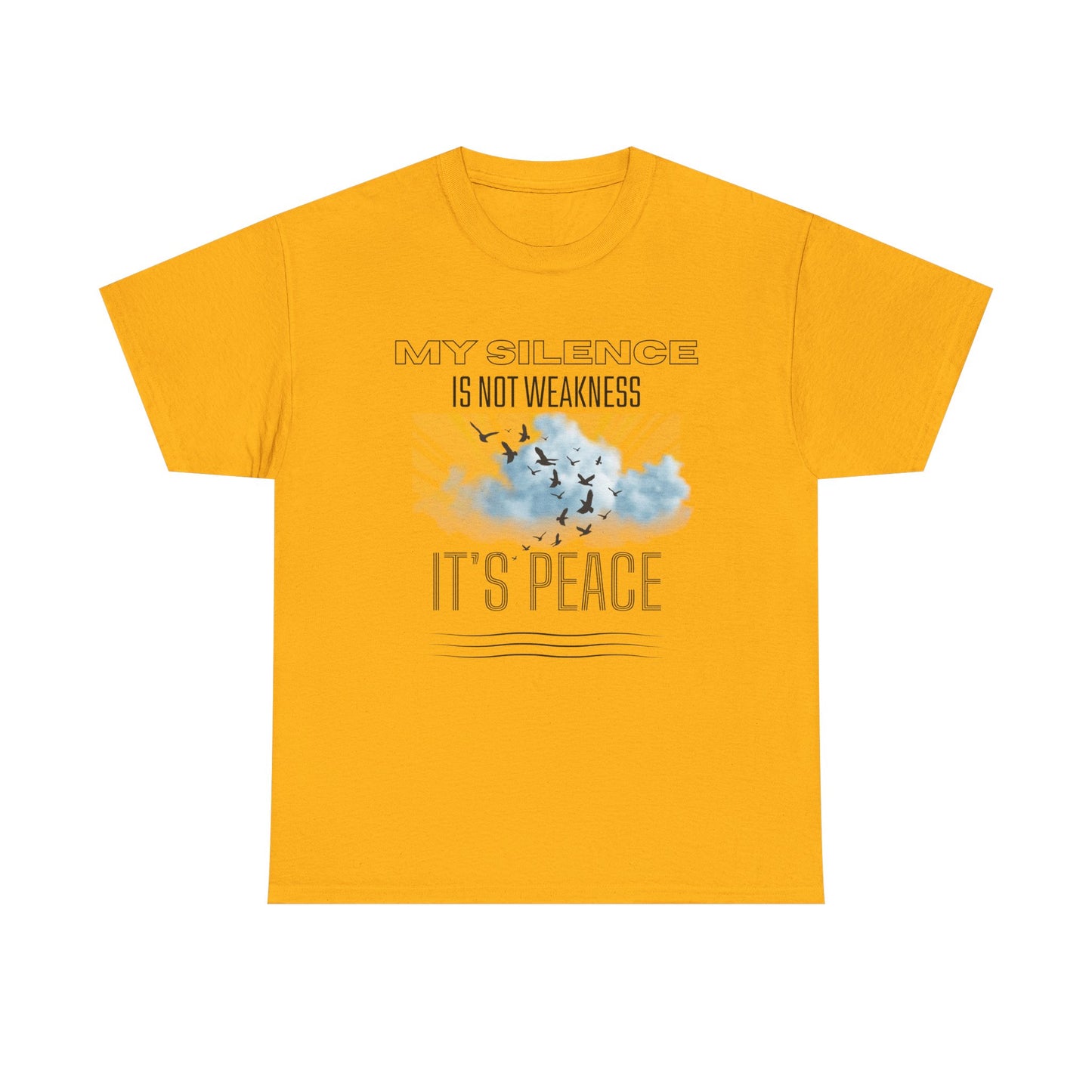 Inspirational Male Graphic Tee, Motivational Shirt, Casual Wear, Gifts for Friends, Peaceful Message, Everyday Comfort