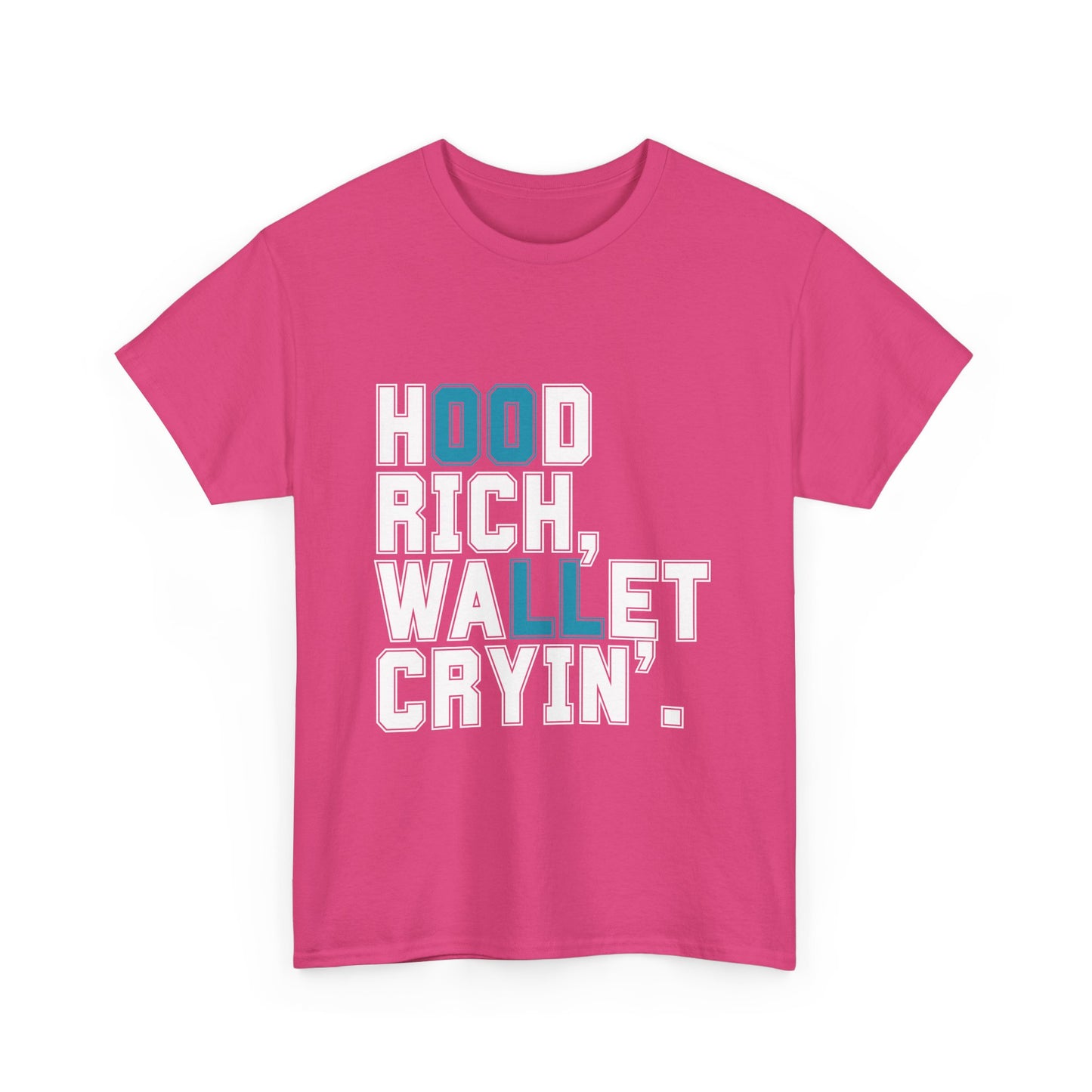 Trendy Unisex Heavy Cotton T-shirt with Playful Design - Perfect for Casual Wear & Gifts