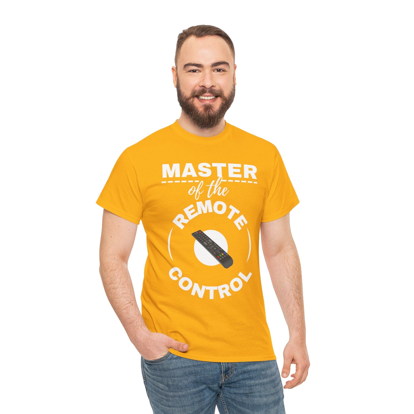 Funny Remote Control Tee - Master of the Remote Control, Gift for TV Lovers, Unisex Shirt for Movie Nights, Perfect for Father's Day