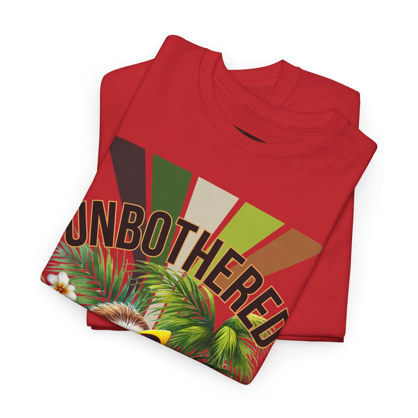 Chill Sloth Graphic Tee - Unbothered Cotton T-Shirt, Casual Wear, Perfect for Gifts, Nature Lovers, Relaxed Vibes