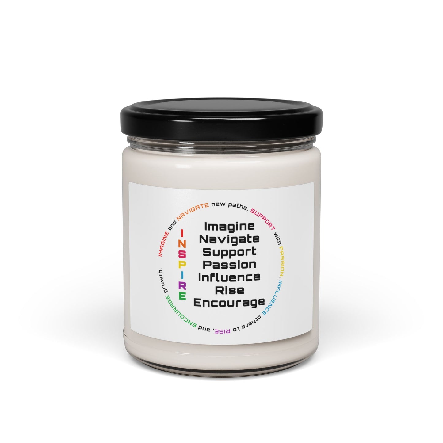 "INSPIRE" Scented Soy Candle, 9oz