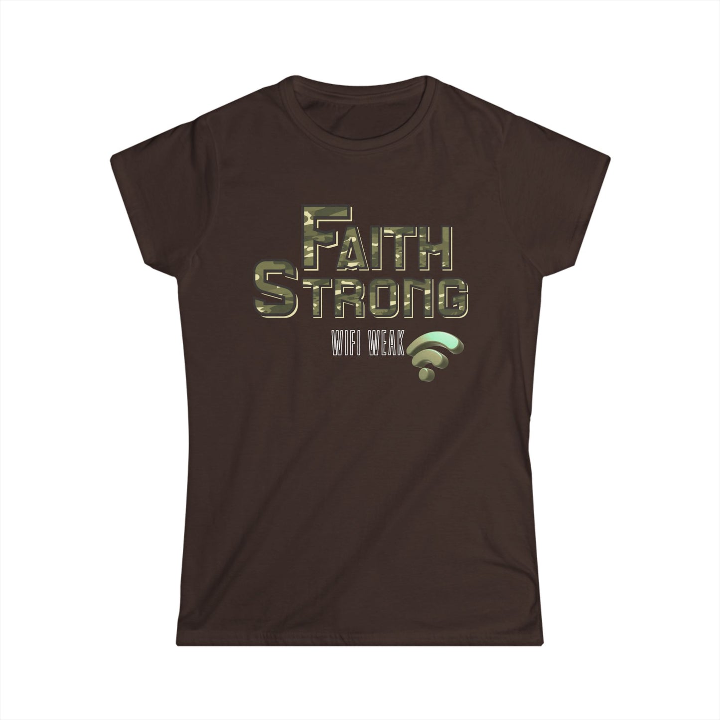Faith Strong Women's Tee - Inspirational T-Shirt for Believers, Casual Top, Fitness Wear, Gift for Faith, Everyday Style