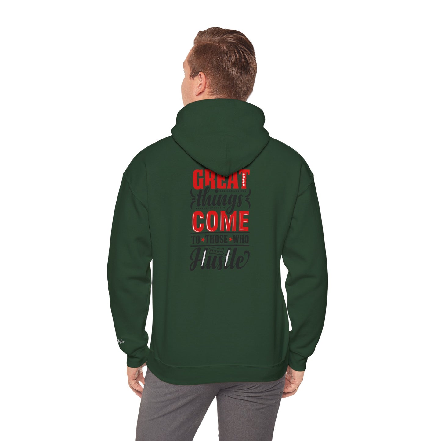 "GREAT THINGS" Unisex Heavy Blend™ Hooded Sweatshirt