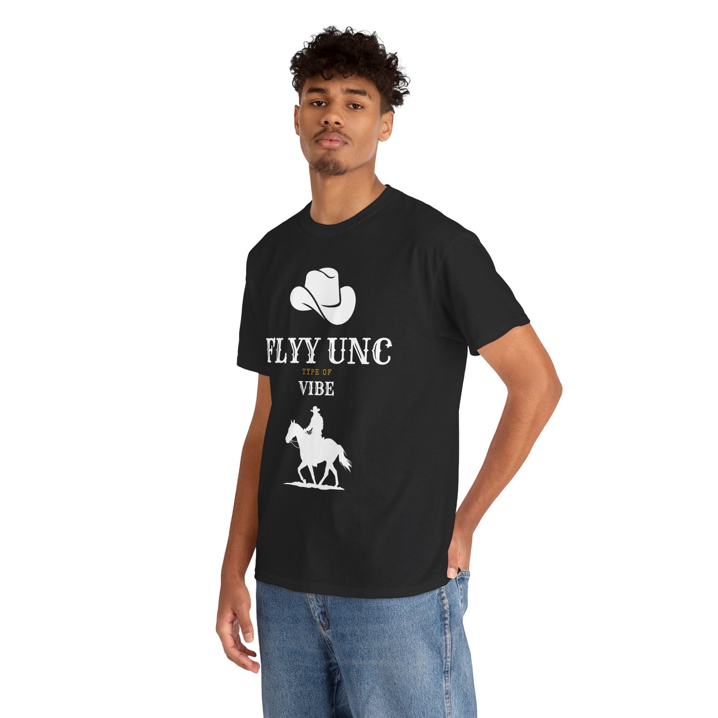 Unisex Cowboy Vibe Tee, Fun Graphic Tee, Casual Wear, Gift for Cowpoke Lovers, Western Style T-Shirt, Country Enthusiast Apparel