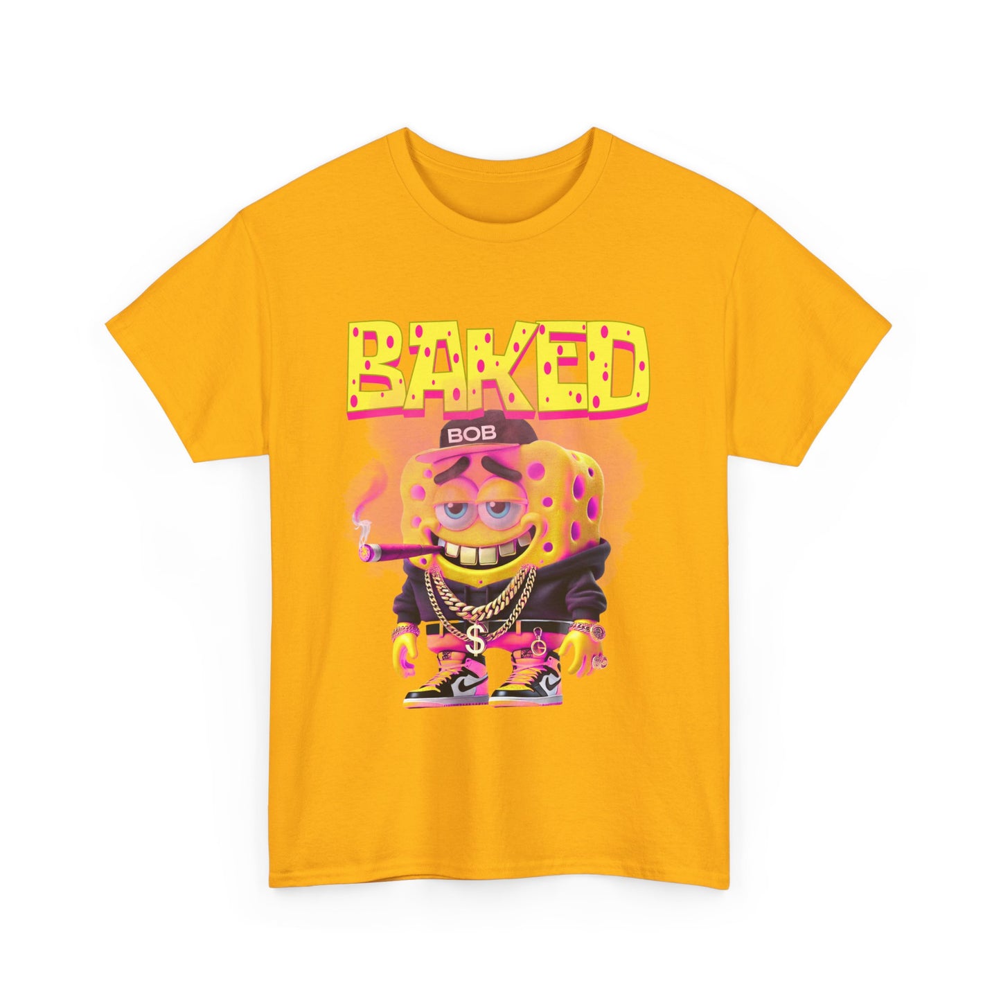 Baked Bob Unisex Heavy Cotton Tee - Fun Graphic Tee for Casual Wear